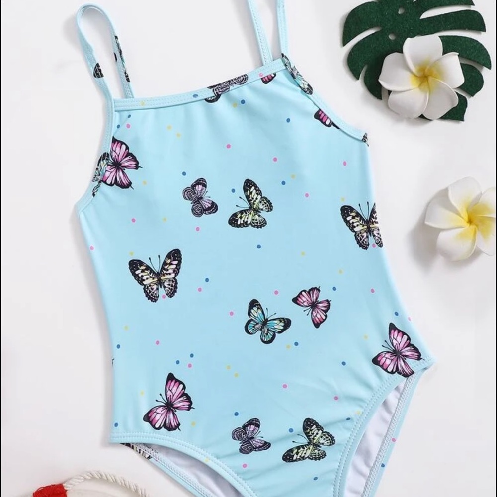 Baby butterfly bathing suit